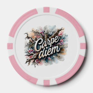 Ein Produkt mit einem Design von "Frohe Weihnachte Pokerchips