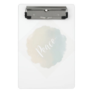 Ein Produkt mit einem Design von "Peace" Mini Klemmbrett
