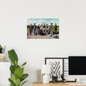 Ein profitabler Pastime am Schlangen Fluss Poster (Heimbüro)