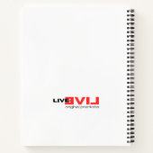 Ein Prozent Inspiriert - Notebook Notizblock (Rückseite)