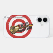 Ein PSA.. mit Gitarre! iPhone 16 Hülle (Rückseite (Horizontal))