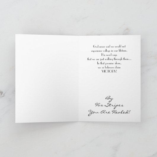 Ein Psalm 23 Sieg! Karte (Innenseite)