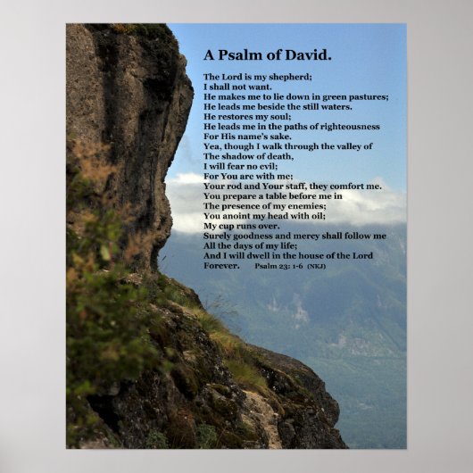 Ein Psalm von David Custom Poster (Vorne)