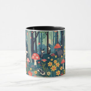 Ein psychedelischer Becher Tasse
