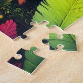 Ein psychedelischer Dschungel Puzzle (Seite)