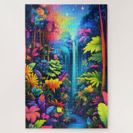 Ein psychedelischer Dschungel Puzzle