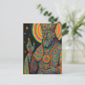 Ein psychedelischer Priester Postkarte (Stehend Vorderseite)