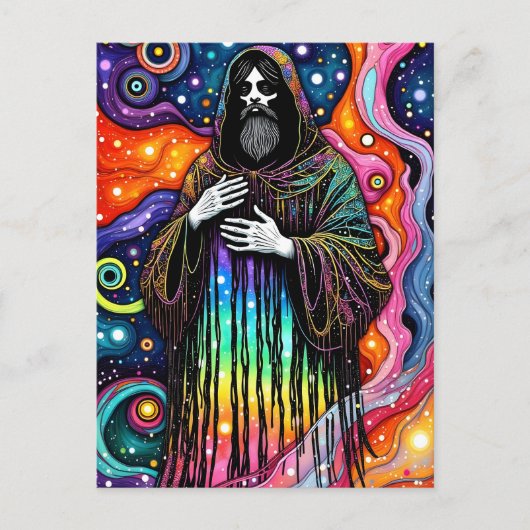 Ein psychedelischer Priester Postkarte (Vorderseite)