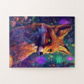 Ein psychedelischer roter Fuchs Puzzle (Horizontal)