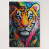 Ein psychedelischer Tiger Puzzle (Vertikal)