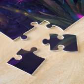 Ein psychedelischer Tiger Puzzle (Seite)