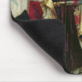 Ein Publikum (Öl auf Platte) erwarten Mousepad (Ecke)