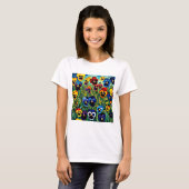 Ein Publikum von Stiefmütterchen T-Shirt (Vorne ganz)