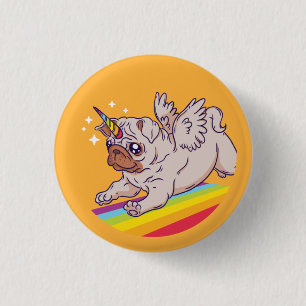 Ein Pugicorn Button