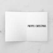 Ein Punk-Weihnachtskarte Karte (Innenseite)
