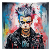 Ein Punkposter Poster (Vorderseite)