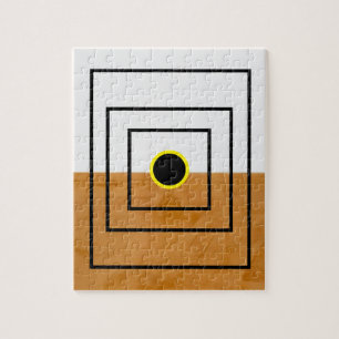 Ein-Punkt-Perspektive Abstrakte Kunst Puzzle