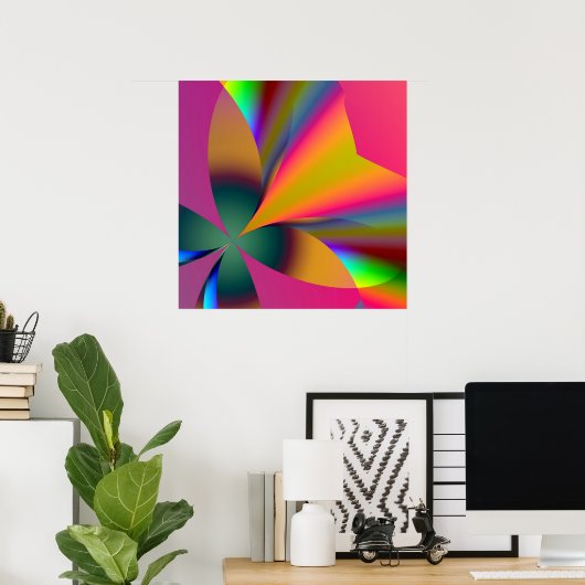 Ein Punkt Poster (Heimbüro)