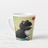 Ein purpurer Schluck Milchtasse (Linke Ecke)