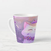 Ein purpurer Schluck Milchtasse (Linke Ecke)