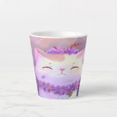 Ein purpurer Schluck Milchtasse (Vorderseite)