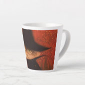 Ein purpurer Schluck Milchtasse (Rechte Ecke)