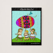 Ein Pysanka-Geschenk für Sie Ukrainische Volkskuns Puzzle (Vertikal)