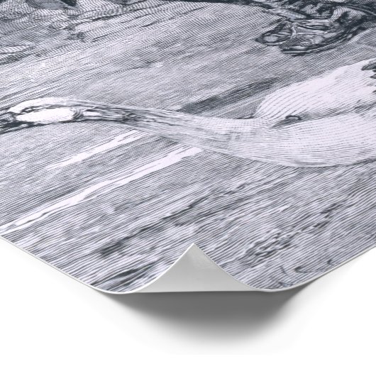 Ein Quaker Exhorter in New England Poster (Ecke)