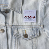Ein Quartett von Schneemännern Button (Beispiel)