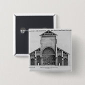 Ein Querschnitt der alten Vatikan-Kirche Button (Vorne & Hinten)