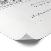 Ein Querschnitt durch den Petersdom, Rom Poster (Ecke)