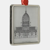 Ein Querschnitt von St Peter, Rom Ornament Aus Metall (Rechts)