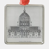 Ein Querschnitt von St Peter, Rom Ornament Aus Metall (Vorne)