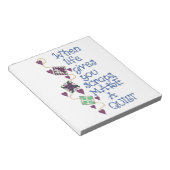 Ein Quilt machen Notizblock (angewinkelt)