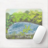 Ein Quite Pond-Mauspad Mousepad (Mit Mouse)
