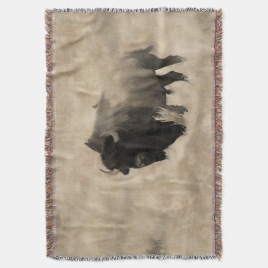 Ein Rad anhalten - Design des Bison-Liebhabers Decke (Vorderseite Vertikal)