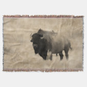 Ein Rad anhalten - Design des Bison-Liebhabers Decke (Vorderseite)