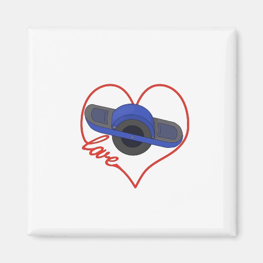 Ein Rad einer Liebe Magnet (Vorne)
