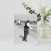 Ein Rad schlagen, 1939 Postkarte (Stehend Vorderseite)