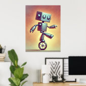 Ein-Rad-Wonder Poster (Heimbüro)