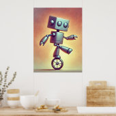 Ein-Rad-Wonder Poster (Küche)