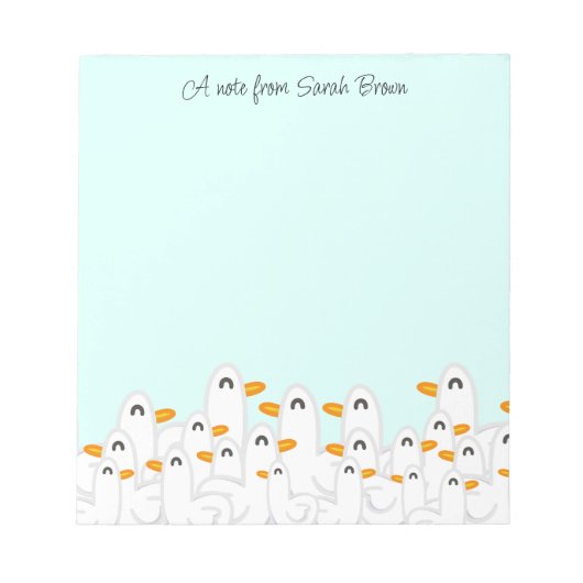 Ein Raft der Enten Notizblock (Vorderseite)