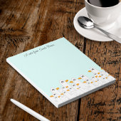 Ein Raft der Enten Notizblock