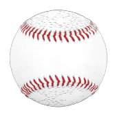 ein Rahmen aus schwarz-weißem Foto mit weißem Hint Baseball (Rückseite)