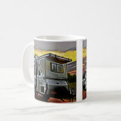 Ein-Rahmen Camper-Tasse Kaffeetasse (Vorderseite Links)