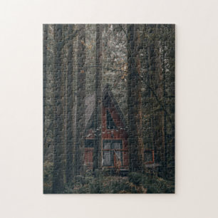 EIN RAHMEN KABIN IN DER WOLDJIGSAW PUZZLE