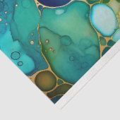 Ein Rainbow Alcohol Ink Series Design 5 Seidenpapier (Ausschnitt)