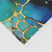 Ein Rainbow Alcohol Ink Series Design 7 Seidenpapier (Ausschnitt)