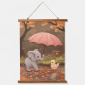 Ein Raindrop der Güte Wandteppich Mit Holzrahmen (Vorderseite)