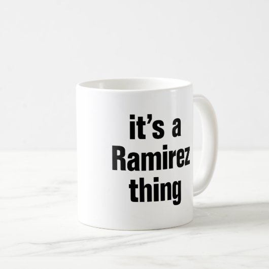 ein Ramirez Kaffeetasse (VorderseiteRechts)